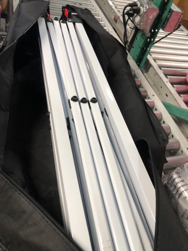 Photo 1 of Yaheetech 10x10 Pop Up Canopy Tent, Commercial Instant Heavy Duty Canopy, 500D Waterproof Adjustable Canopy with Wheeled Carry Bag, 4 Sandbags & 4 Stakes, White 10x10 White