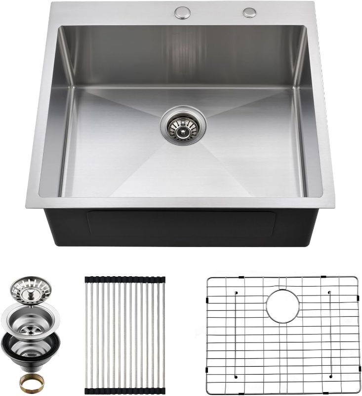 Photo 1 of **SEE CLERK NOTES** EcoChannels Drop In Kitchen Sink 30" X 22" Stainless Steel