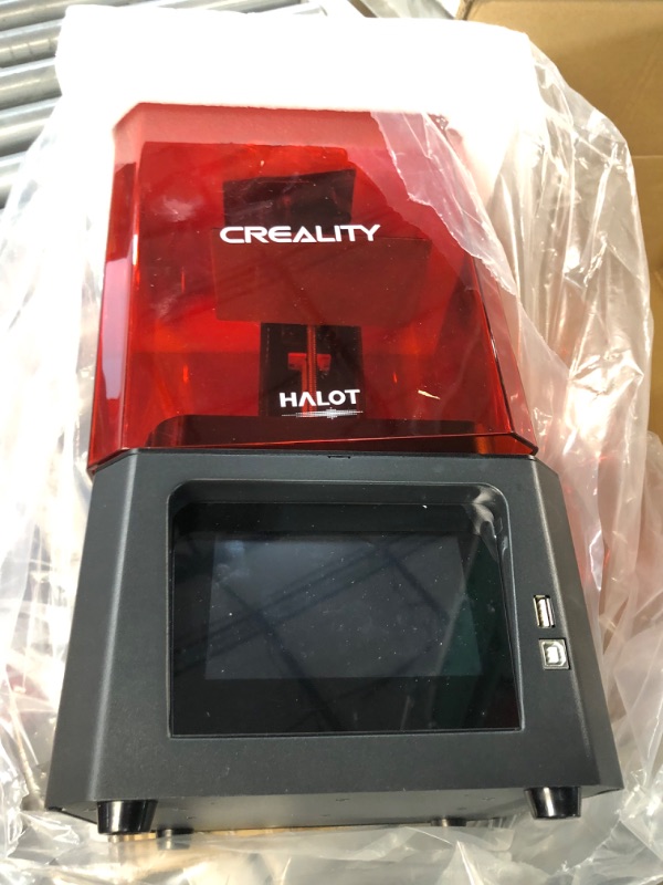 Photo 2 of Creality Halot-One Resin 3D Printer, 6" Monochrome LCD Screen UV Resin Printers with High-Precision Integral Light Source Fast Printing WiFi Control Dual Cooling & Filtering System Easy Slicing Halot One