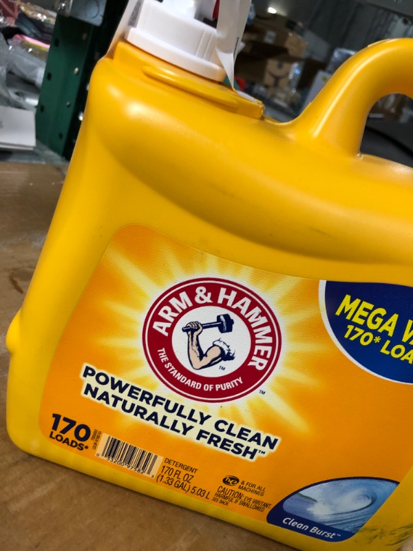 Photo 6 of **non refundable
Arm & Hammer Liquid Laundry 170oz Clean Burst dual HE Clean Burst 170 Fl Oz (Pack of 1)