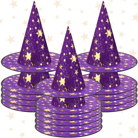 Photo 1 of **non refundable***
Newcotte 16 Pieces Witch Hats Halloween Costumes for Kids Girls Women Modern Witch Hats Fancy Dress Party Decorations