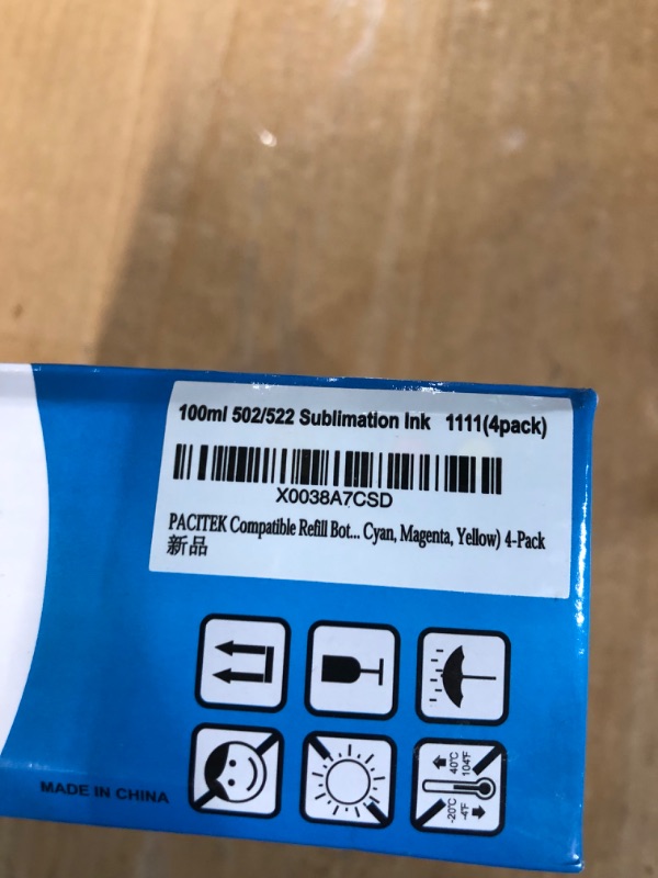 Photo 5 of **NON REFUNDABLE****
Sublimation Ink Refill for EcoTank Supertank Inkjet Printer Epson 2803 Sublimation Ink Anti-UV, ICC Free Widely Autofill for Epson 2720 ET-2760 Sublimation Ink 400ML