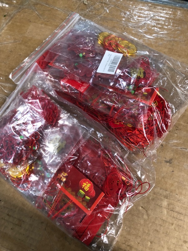 Photo 3 of **non refundable***
Mauts-inus 2023 Chinese New Year Decorations Ornaments Chinese Knot Pendant Red Hanging Ornaments,Lucky Fu Pendants for New Year Home Tree Car Ornaments (Red, 42) Red 42 (2 pack)