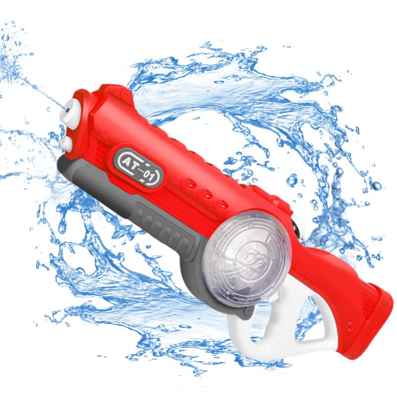 Photo 1 of 
Electric Water Gun - 35 FT Long Range, 800CC Large Capacity Water Blaster, Squirt Water Gun for Kids Adults, Summer Outdoor Pool Beach Party Water Blasters - Red Water Gun At01-red