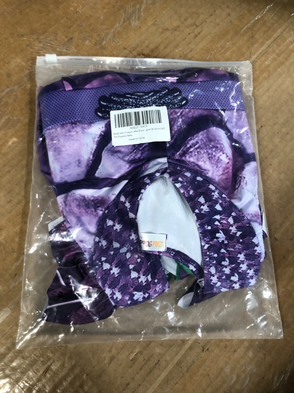 Photo 2 of MSSmile Dragon Mal Dress Girls Popular Musical Cosplay Dress 110cm(Height:39-43 inch) Purple