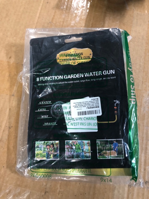 Photo 1 of Garden Hose Nozzle, Water Hose Sprayer Nozzle with 8 Adjustable Watering Patterns High Pressure Hose Nozzle Sprayer for Watering Plants Lawns and Washing Cars