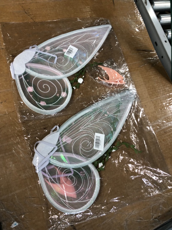 Photo 1 of **non refundable bundle****
CPEI Fairy Wings Costume Set Sparkle Butterfly Fairy Angel Wings Halloween Costume for Kids Girls Women Halloween Dress Up Cosplay (2 Pack)