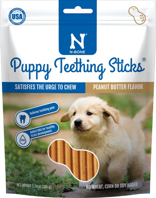 Photo 1 of **non refundable bundle****
N-Bone Puppy Teething Sticks Peanut Butter Flavor, 3.74-oz Bag Peanut Butter 3.74 Ounce (Pack of 3)