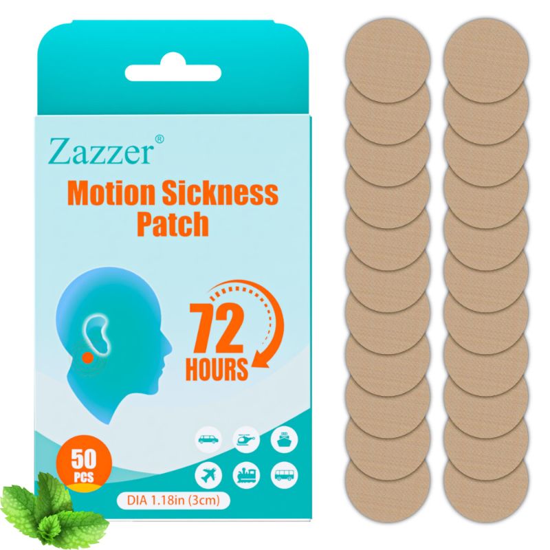 Photo 1 of **non refundable bundle***
Motion Sickness Patches 50 Sheets – Sea Sickness Patches for Cruise -Dizziness Vertigo & Nausea Relief, for Cruise Ships, Airplanes, Cars, Non Drowsy, Travel Essentials,Cruise Essentials 50 Count (2 Pack)