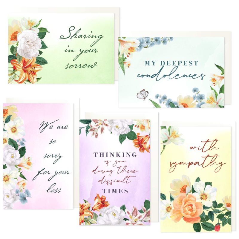Photo 1 of **non refundable bundle***
Sympathy Cards with Envelopes Assortment Box - 30pc Bulk Condolence Card Set - Heartfelt Sorry For Your Loss Bereavement Greeting Cards Boxed Pack (2 Pack)