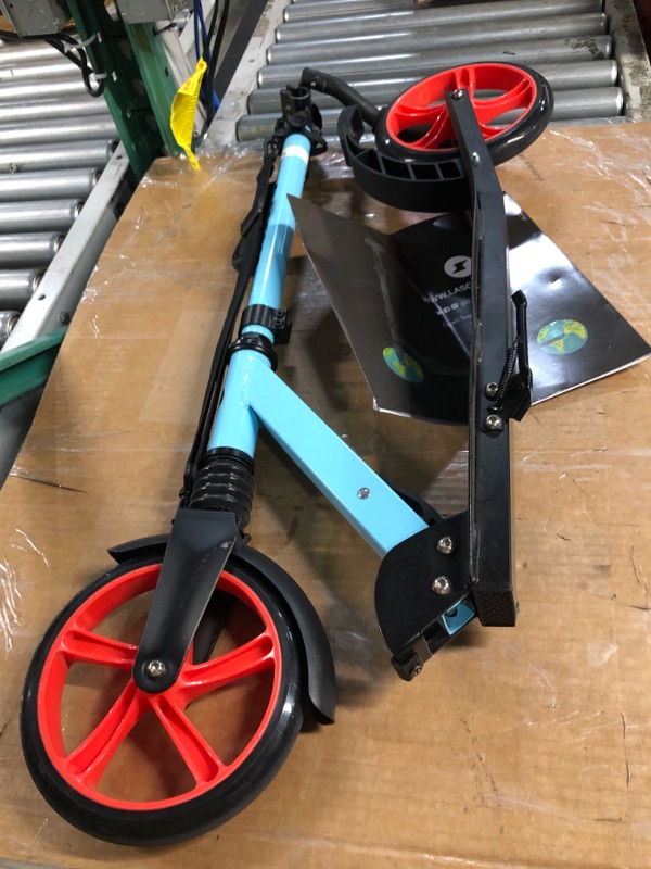 Photo 3 of **PARTS ONLY/NON-REFUNDABLE**
LaScoota Professional Scooter for Ages 6+ Up to 264 lbs Fusion Blue