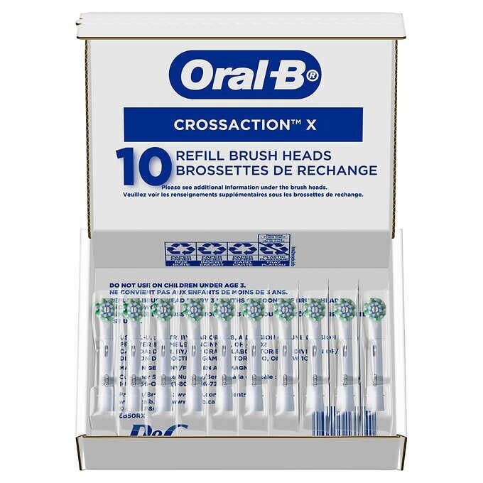 Photo 1 of (Brand New) Oral-B Floss Action Replacement Electric Toothbrush Heads 10 Ct. New
