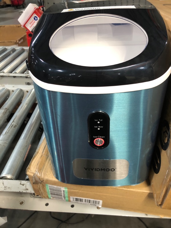 Photo 2 of ***READ NOTES******
 Nugget Ice Maker Countertop, 33 lbs in 24 Hours, Self-cleaning Sonic Portable Ice Maker Countertop, 