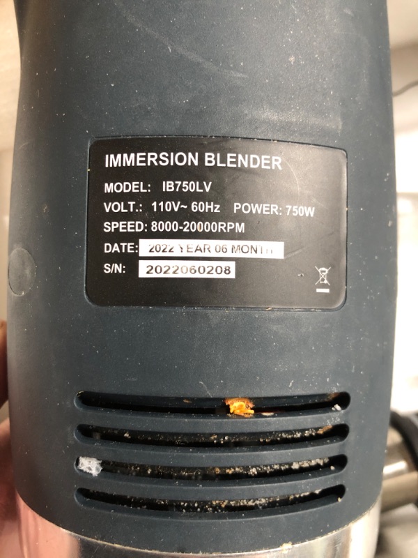 Photo 6 of (PARTS ONLY)VBENLEM Commercial Immersion Blender 350W Power, Hand Held Speed 16000RPM