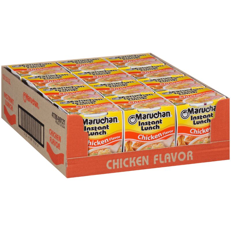 Photo 1 of (Bundle of 3/ NO RETURNS) Maruchan Instant Lunch Chicken Flavor, 2.25 Ounce (Pack of 12) 2.25 Ounce (Pack of 12) Chicken Instant Lunch