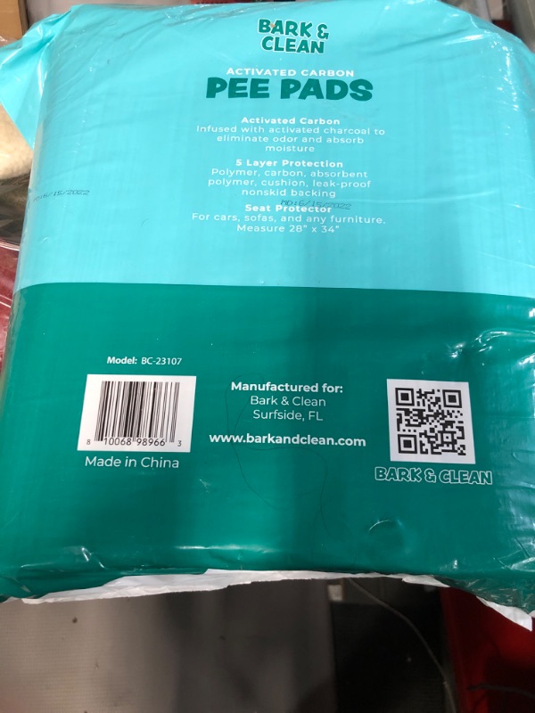 Photo 2 of Bark and Clean Pee Pads 50 count 28x34