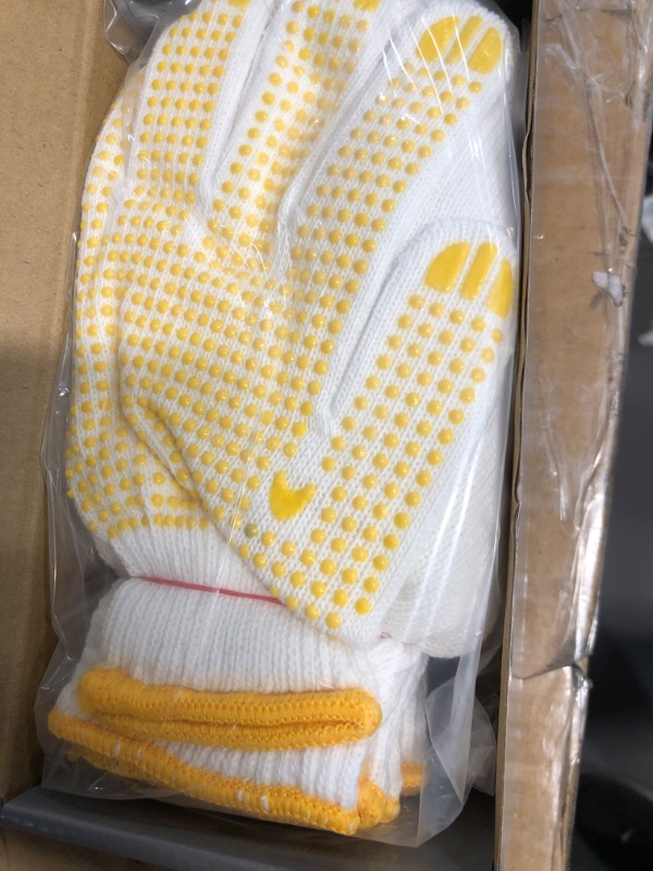 Photo 1 of (Bundle of 2/ No Refunds) CNHUALIN Safety Work Gloves-6 Pairs ,Anti-slip and wear-resistant (Pack of 1)