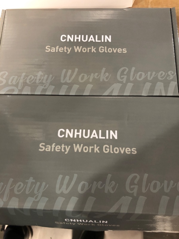 Photo 2 of (Bundle of 2/ No Refunds) CNHUALIN Safety Work Gloves-6 Pairs ,Anti-slip and wear-resistant (Pack of 1)