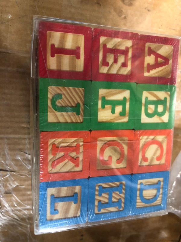 Photo 1 of Oaktown Supply Wooden Blocks, 36 Large Stacking and Building Blocks for Toddlers 1-3 Years 