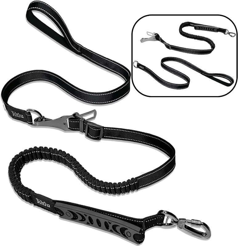 Photo 1 of **non refundable bundle****
Jiltlu Dog Seat Belt Dog Leash,5 in 1 Reflective Adjustable Bungee Dog Leads Car Seatbelt Buckle with Traffic Control Handle,Multifunctional Dog Leads for Medium and Large Dogs-M Black (2 Pack)