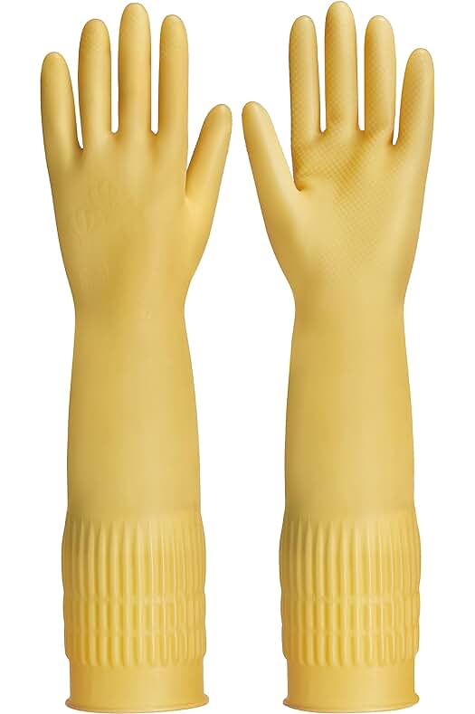 Photo 1 of IUCGE RUbber cleaning gloves6 Pairs -S