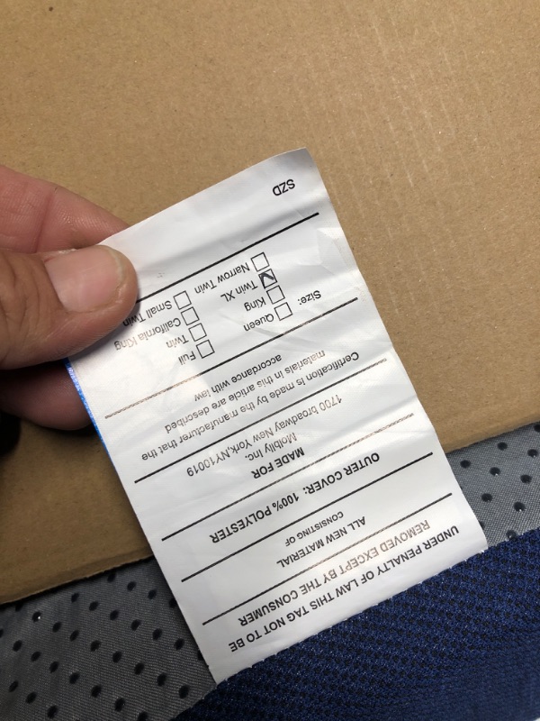Photo 2 of  Folding Mattress, 3 inch Tri-Fold Memory Foam Mattress, Foldable Mattress with SIZE TWIN XL