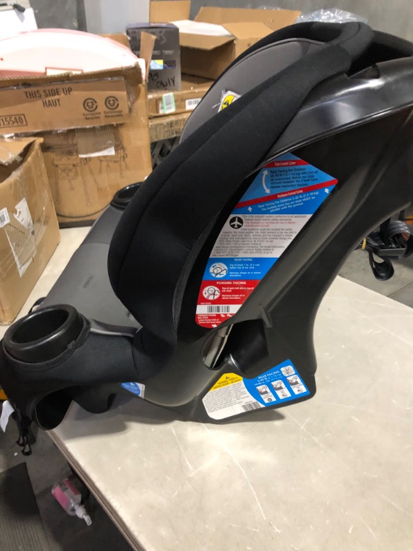 Photo 7 of Cosco Onlook 2-in-1 Convertible Car Seat, Rear-Facing 5-40 pounds and Forward-Facing 22-40 pounds and up to 43 inches, Black Arrows