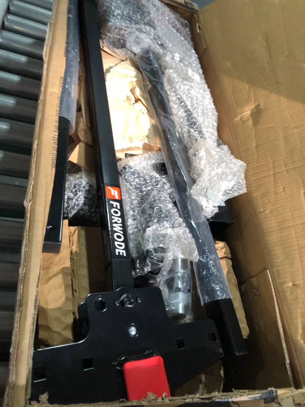 Photo 1 of FORWODE 2" Hitch Mount Bike Rack Carries 2 Bikes up to 60 lbs Each Smart Tilting Heavy Duty Platform Bike Rack for Standard, Fat Tire and Electric Bike with Locking Hitch Pin and Bike Lock INTERMEDIATE
