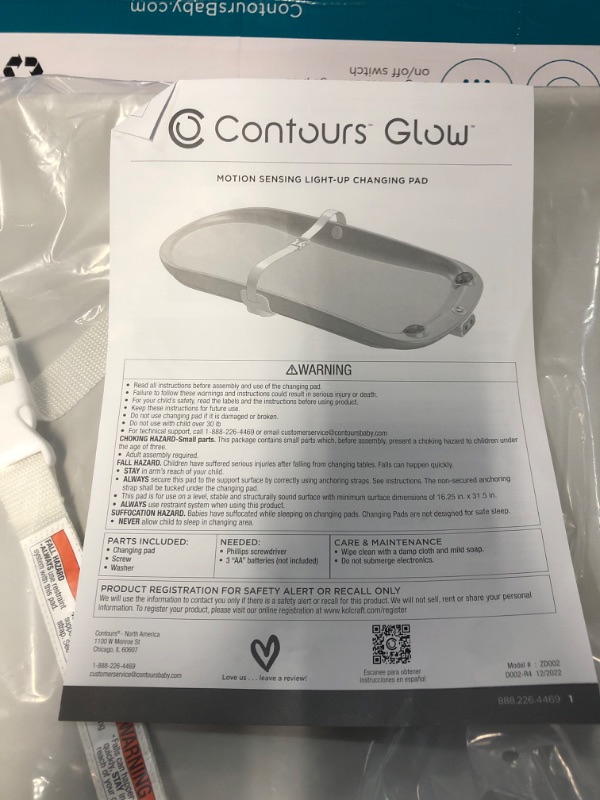 Photo 3 of Contours Glow Motion Sensing Light-Up Changing Pad for Dresser