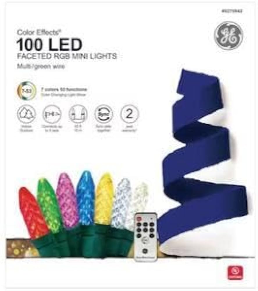 Photo 1 of **NONREFUNDABLE**FOR PARTS OR REPAIR**SEE NOTES**
GE Color Effects 100-Count 33-ft Multi-Function Color Changing LED Lights