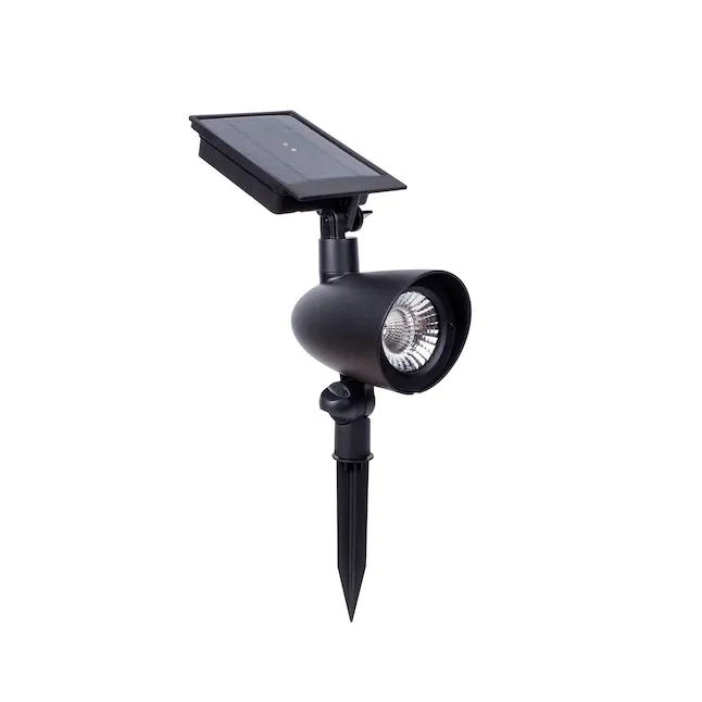 Photo 1 of *bundle non refundable* Harbor Breeze 60-Lumen Black Solar LED Spot Light 3pack