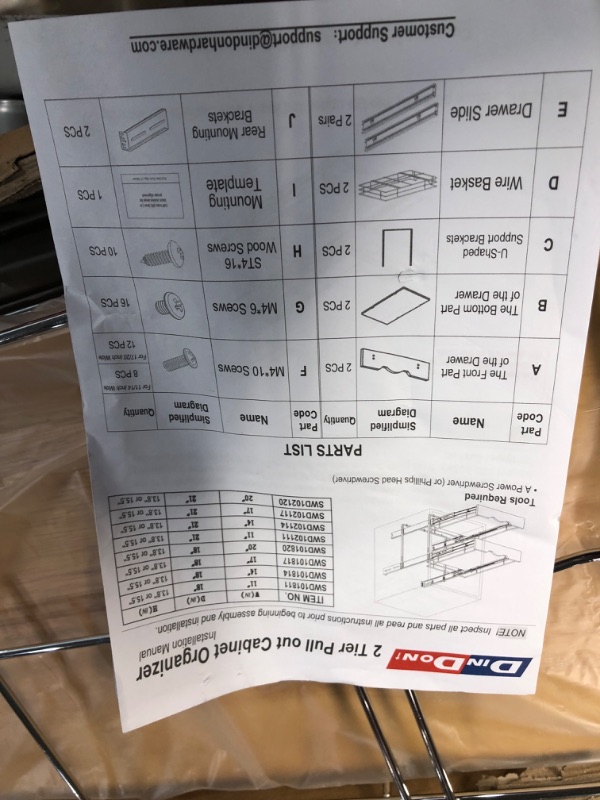 Photo 3 of  2 Tier Pull Out Cabinet Organizer 