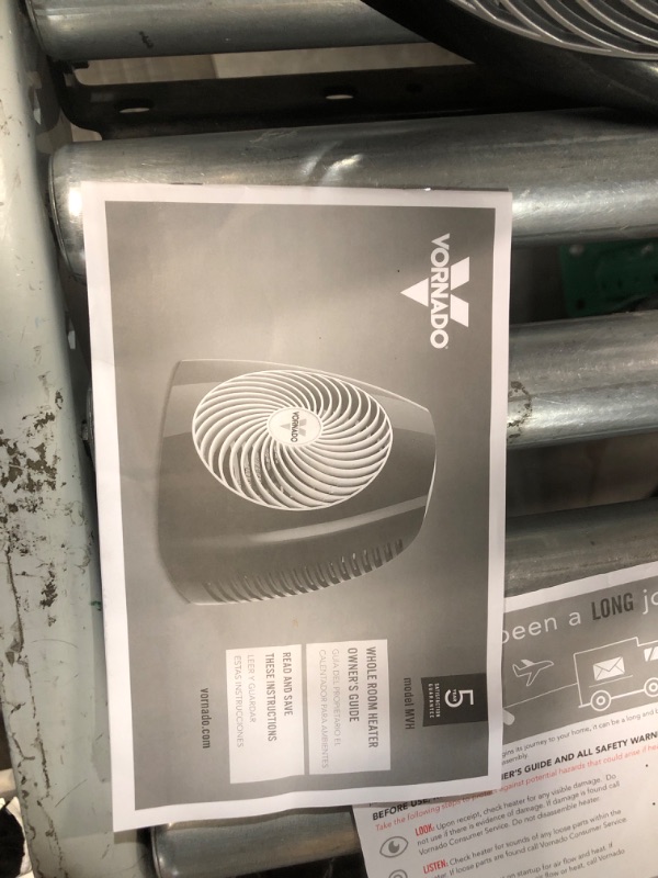 Photo 1 of *DAMAGED* see notes Vornado MVH Vortex Heater with 3 Heat Settings,