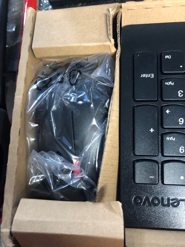 Photo 1 of Lenovo Essential Wired Keyboard and Mouse Combo - US English