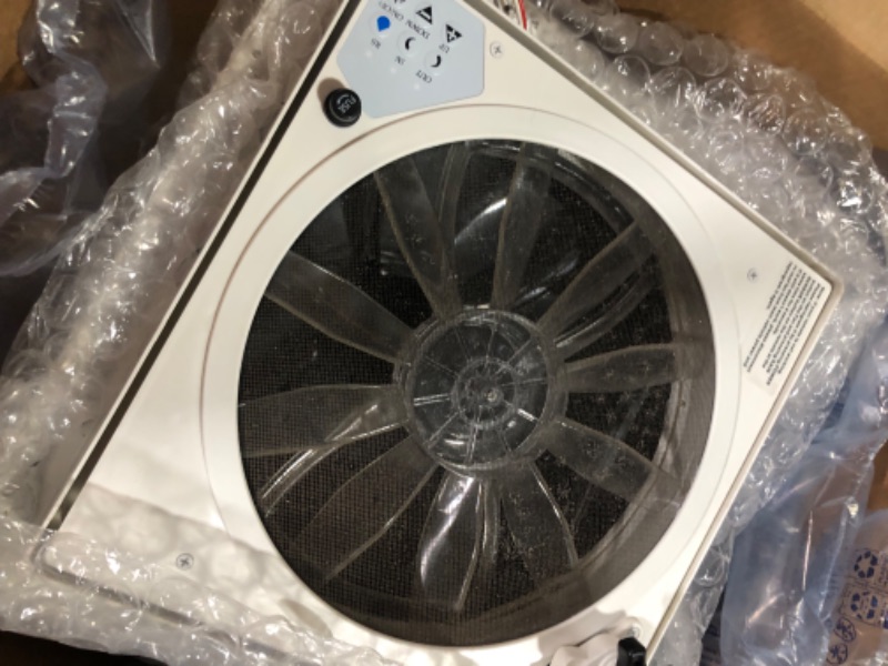 Photo 3 of classAcustoms Typhoon II RV Replacement Fan Kit | Multiple Speed | White Frame | for RV Roof Vents | 12 Volt DC Only