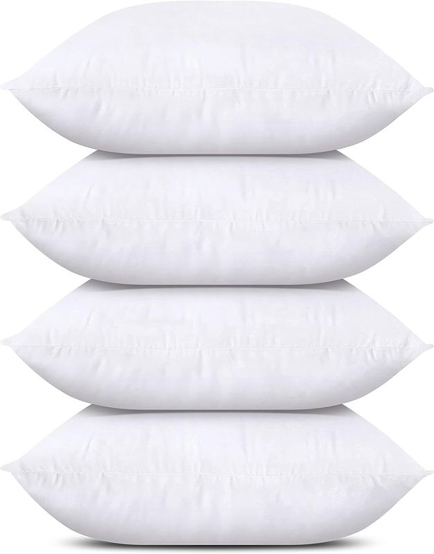 Photo 1 of  Throw Pillows (Set of 4, White),