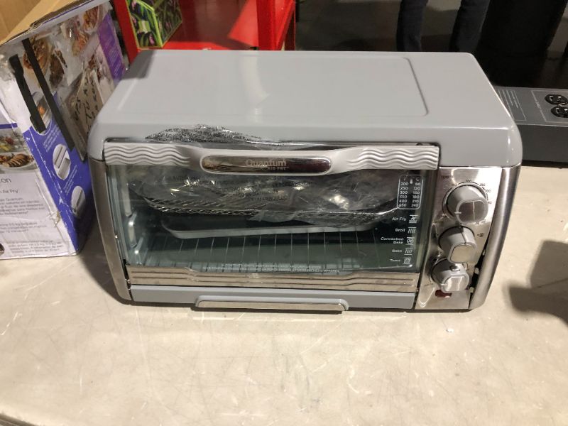 Photo 2 of ***MAJOR DAMAGE - SEE PICTURES***
Hamilton Beach Quantum Fast Air Fryer Countertop Toaster Oven with Large Capacity, 