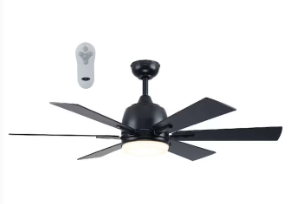 Photo 1 of *PARTS ONLY DOES NOT FUNCTION*
Harbor Breeze Bradbury 48-in Matte Black LED Indoor Downrod or Flush Mount Ceiling Fan 
