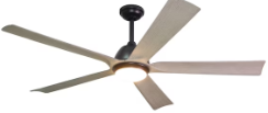 Photo 1 of **PARTS ONLY** Harbor Breeze Cartersville 60-in Black LED Indoor/Outdoor Ceiling Fan
