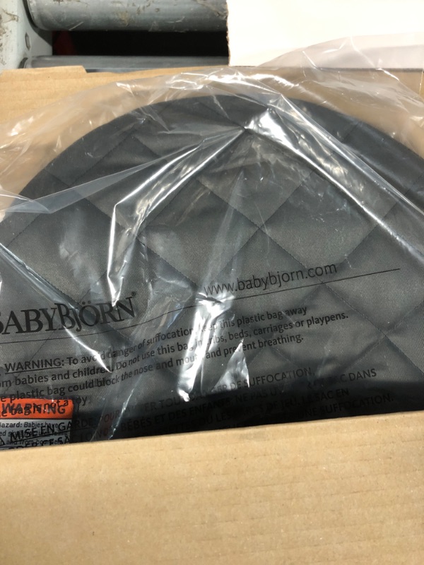 Photo 1 of BabyBjörn Bouncer Bliss, Cotton, Black