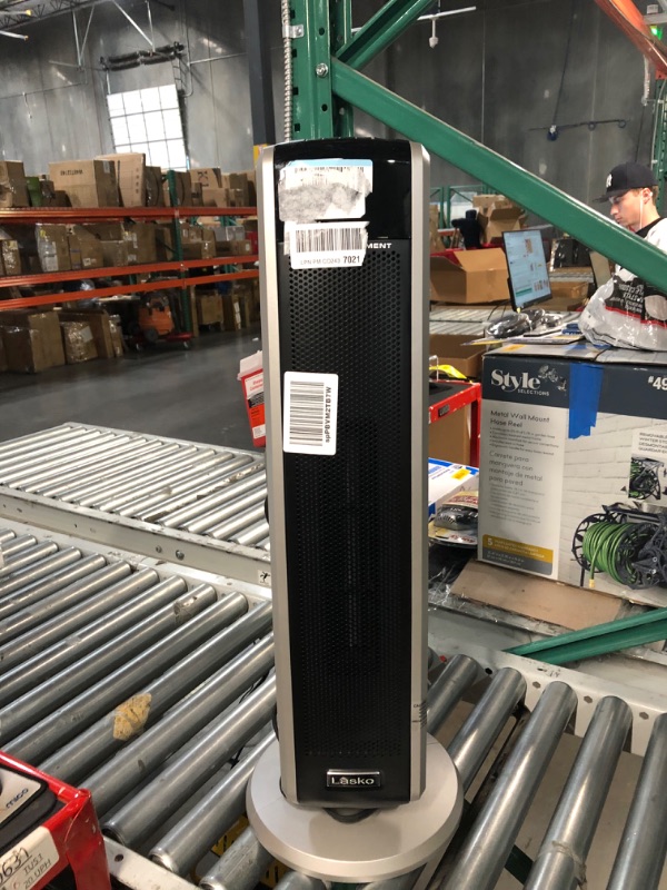 Photo 1 of * no remote * no packaging * 
Lasko 5586 Digital Ceramic Tower Heater with Remote, Dark Grey Black 5586 Tower Heater