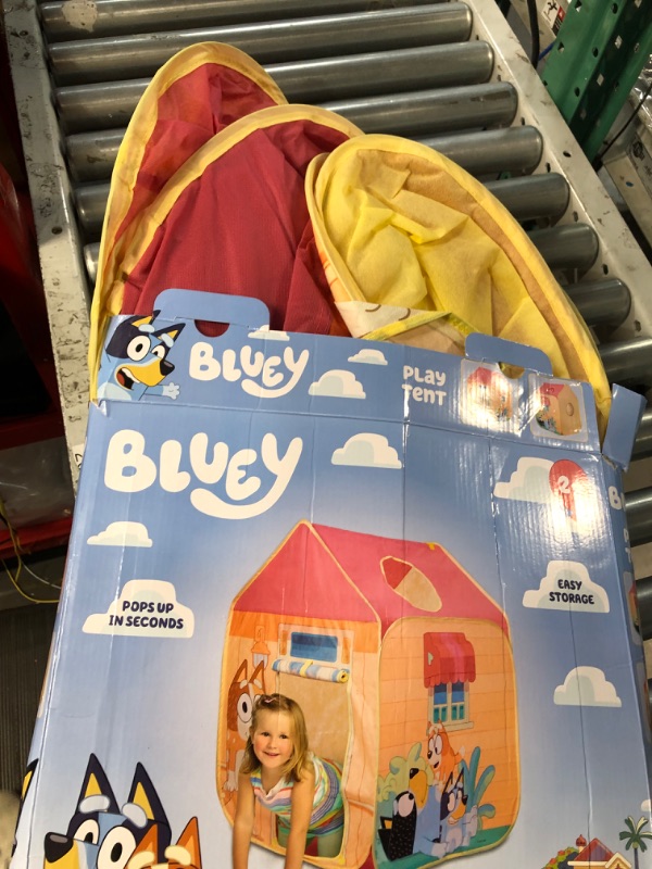 Photo 2 of Bluey - Pop 'N' Fun Play Tent - Pops Up in Seconds and Easy Storage, Multicolor