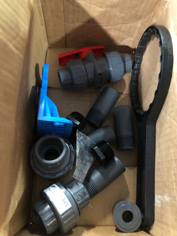 Photo 1 of Aquasana EQ-075 Rhino Whole House System 3/4" Fittings and 10" Pre Water Filter Install kit, Blue