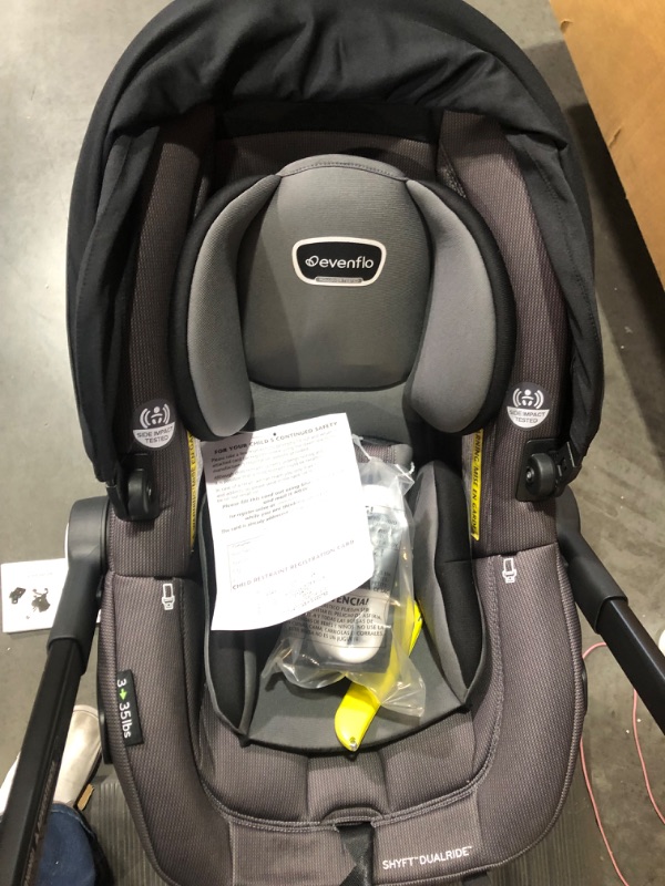 Photo 10 of [USED]
Shyft DualRide with Carryall Storage Infant Car Seat and Stroller Combo (Boone Gray)