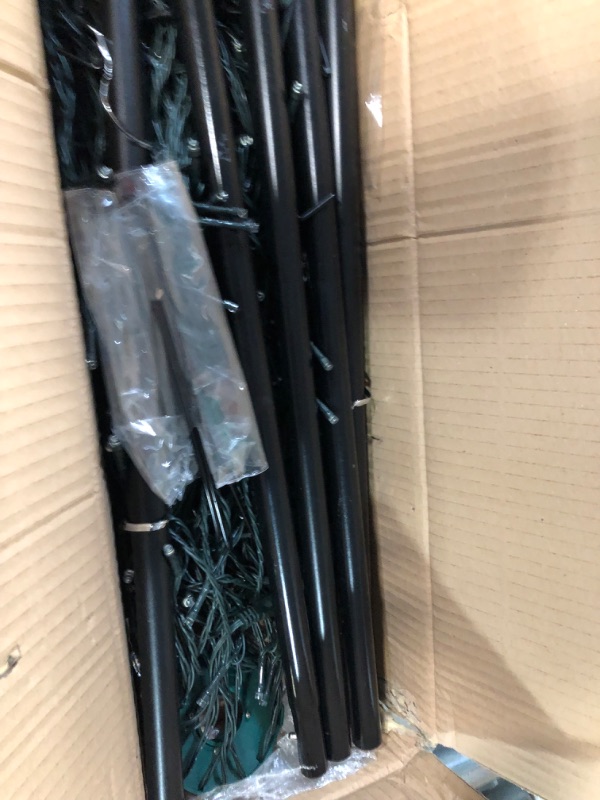 Photo 2 of * damaged item * sold for parts only *
Lomotech Christmas Tree Lights, 404 LED 10Ft Dynamic Cascading Iron Pole Lights 