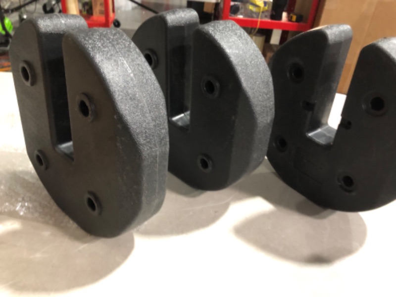 Photo 1 of *MISSING WEIGHT AND STRAP*
US Weight Tailgater Canopy Weights with No-Pinch 40 pounds Weight
