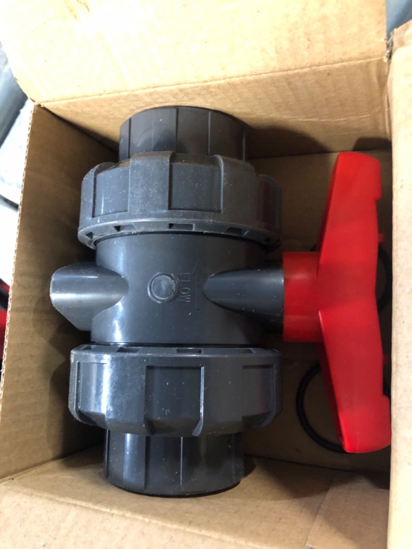 1 1/4" UPVC Full Flow Ball Valve Double True Union Ball Valve with Full ...