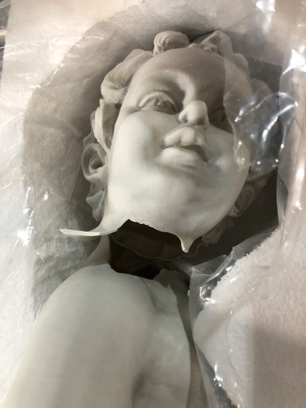 Photo 2 of **head broken off**Design Toscano NG335051 Manneken PIS Peeing Boy Piped Pond Spitter Statue Water Feature, 10 Inches Wide, 6 Inches Deep, 27 Inches High, Antique Stone Finish Statue Only