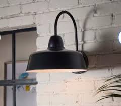 Photo 1 of **metal shade only**Harbor Breeze Oakdale 1-Light 10.25-in Black Dark Sky Outdoor Wall Light