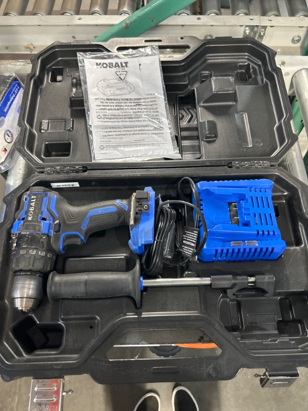 Photo 2 of **READ NOTES BELOW**Kobalt 24-Volt Max Lithium Ion (Li-ion) 1/2-in Cordless Brushless Drill WITH CASE( NO BATTERY INCLUDED)